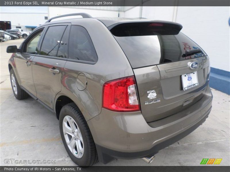 Mineral Gray Metallic / Medium Light Stone 2013 Ford Edge SEL