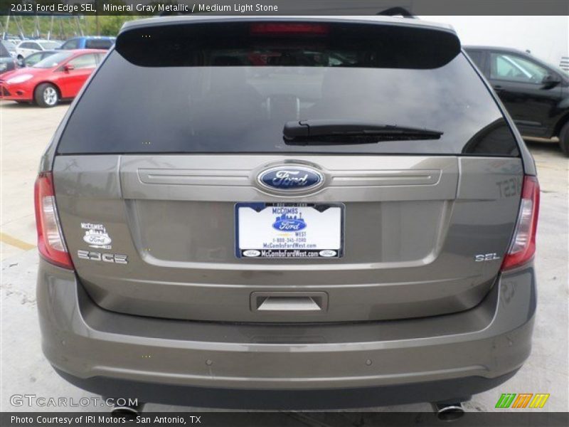 Mineral Gray Metallic / Medium Light Stone 2013 Ford Edge SEL