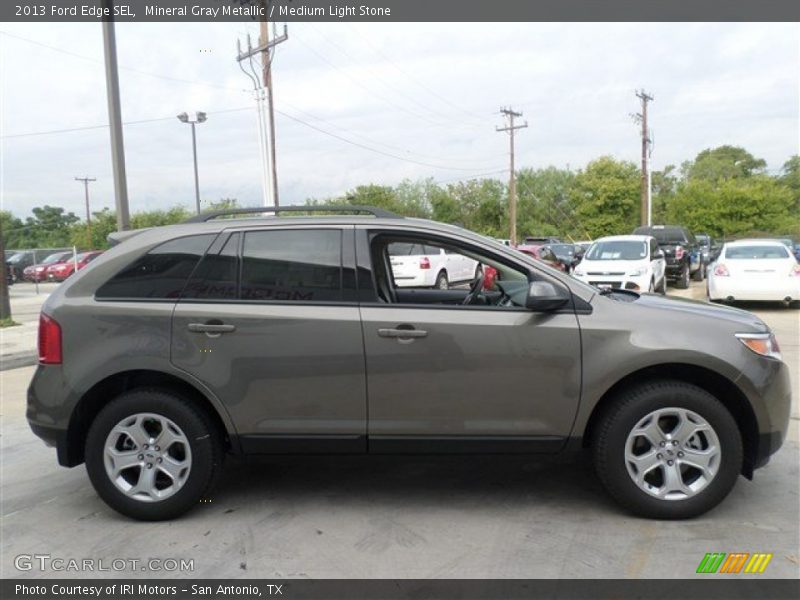 Mineral Gray Metallic / Medium Light Stone 2013 Ford Edge SEL
