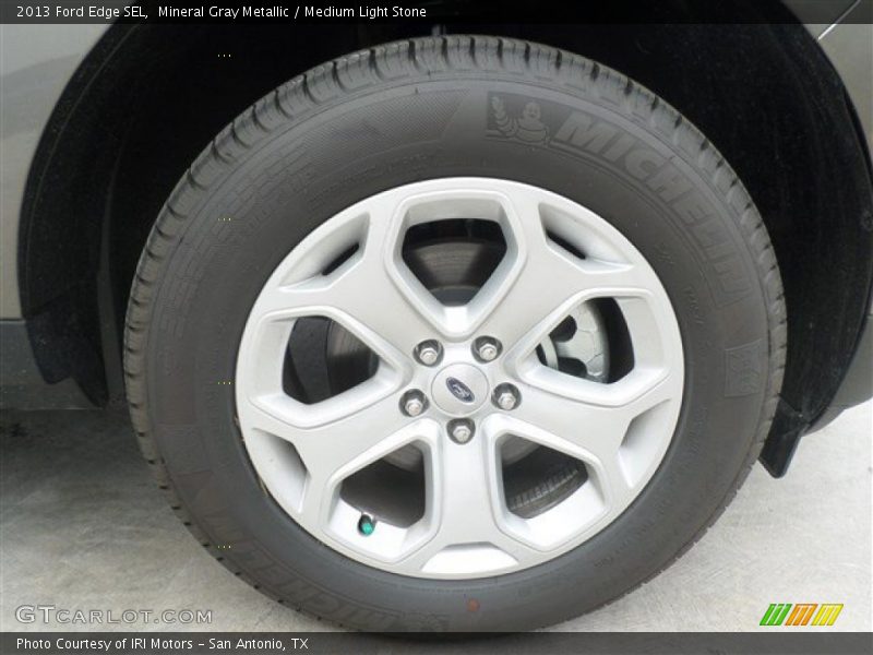 Mineral Gray Metallic / Medium Light Stone 2013 Ford Edge SEL