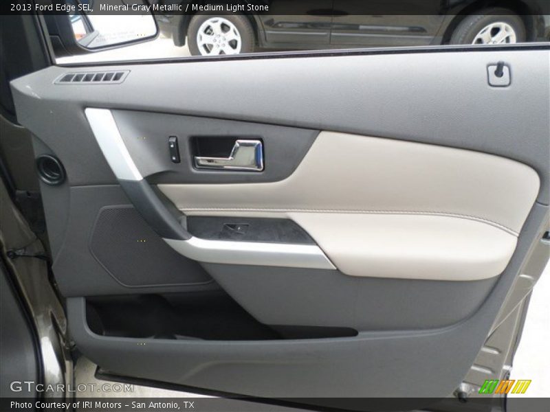 Mineral Gray Metallic / Medium Light Stone 2013 Ford Edge SEL