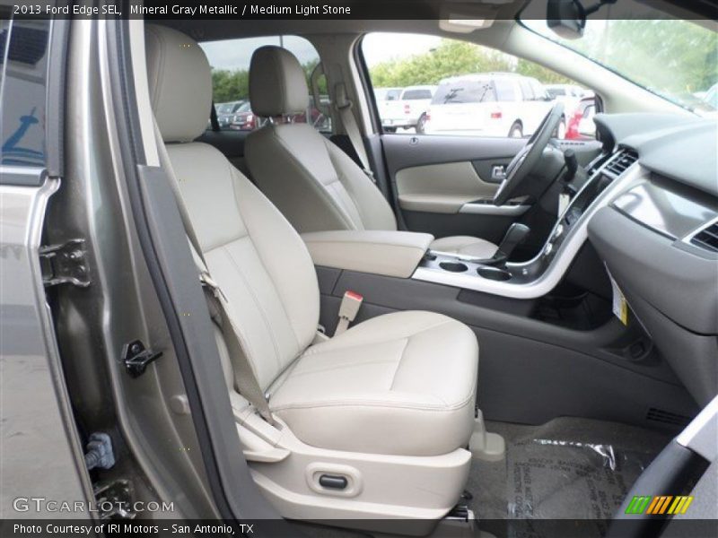 Mineral Gray Metallic / Medium Light Stone 2013 Ford Edge SEL