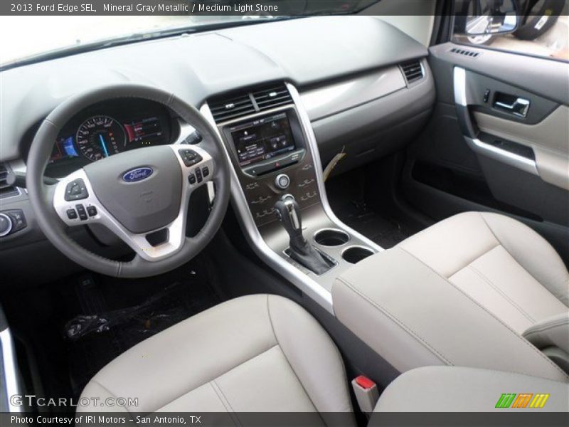 Mineral Gray Metallic / Medium Light Stone 2013 Ford Edge SEL