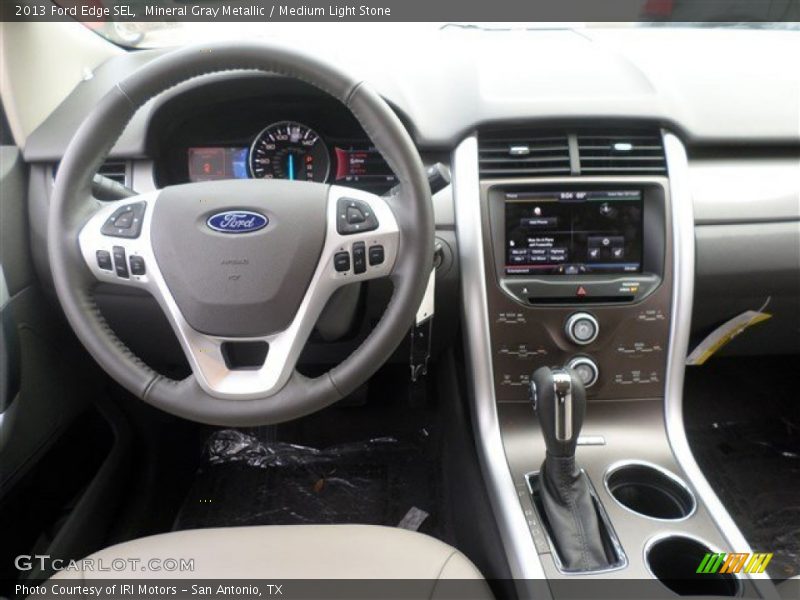 Mineral Gray Metallic / Medium Light Stone 2013 Ford Edge SEL