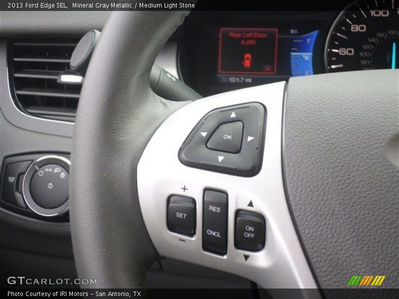 Mineral Gray Metallic / Medium Light Stone 2013 Ford Edge SEL