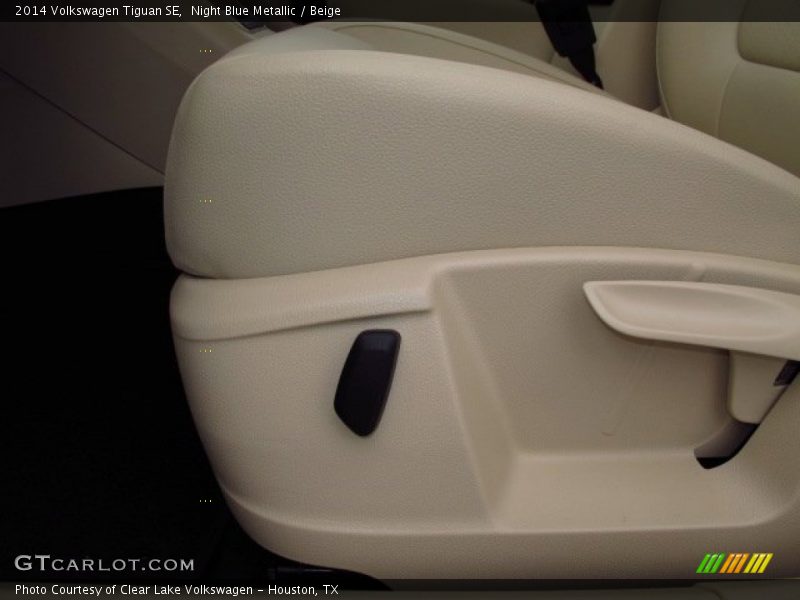 Night Blue Metallic / Beige 2014 Volkswagen Tiguan SE