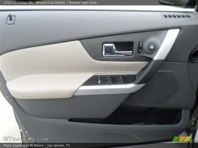 Mineral Gray Metallic / Medium Light Stone 2013 Ford Edge SEL