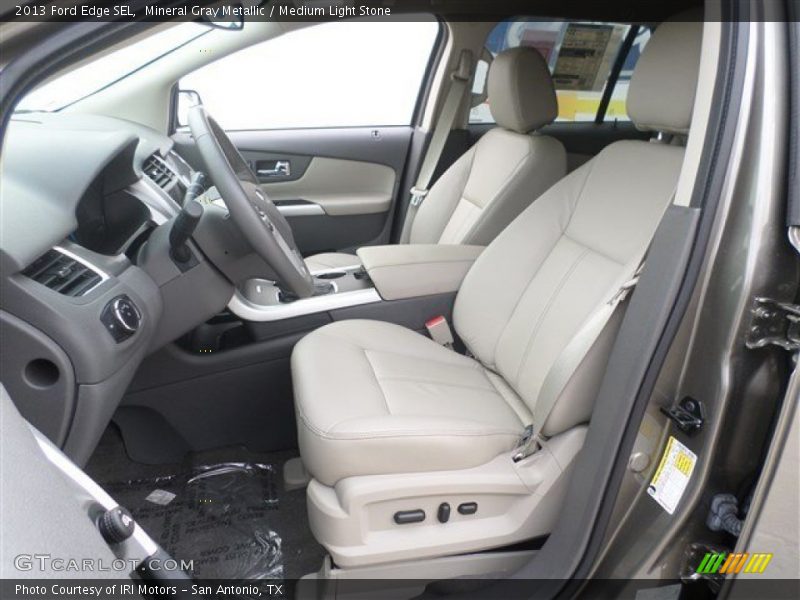Mineral Gray Metallic / Medium Light Stone 2013 Ford Edge SEL