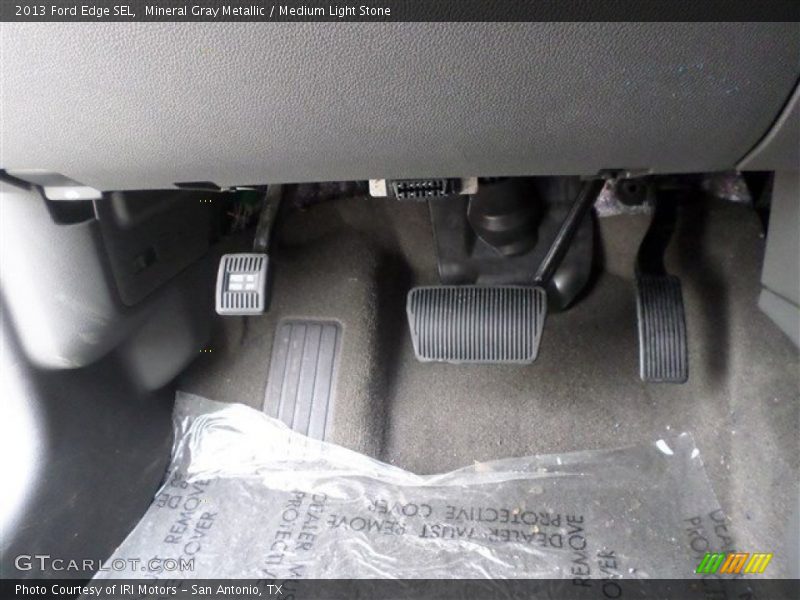 Mineral Gray Metallic / Medium Light Stone 2013 Ford Edge SEL