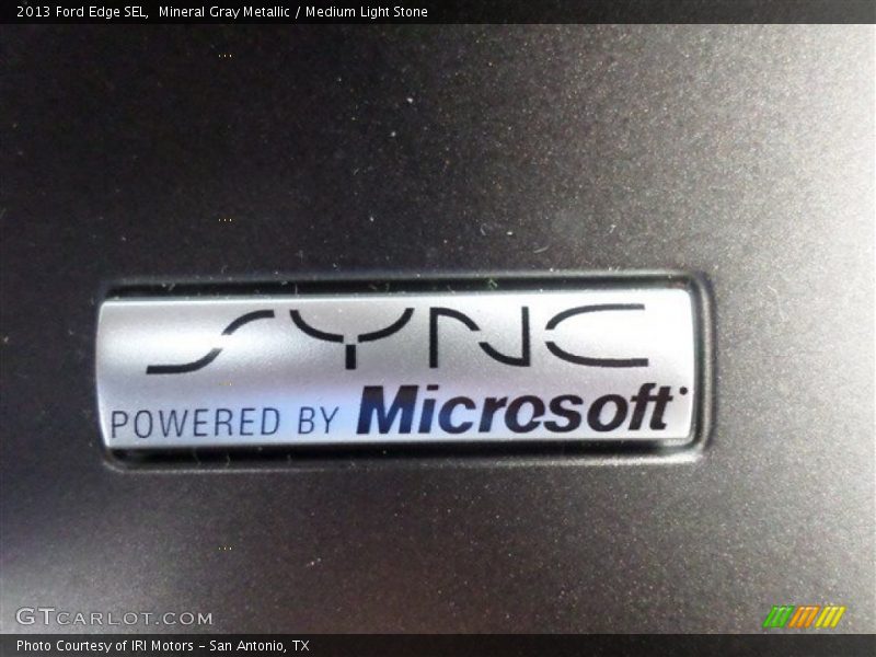 Mineral Gray Metallic / Medium Light Stone 2013 Ford Edge SEL