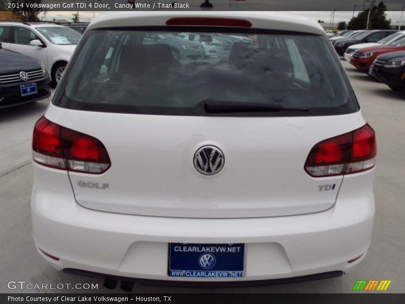Candy White / Titan Black 2014 Volkswagen Golf TDI 4 Door