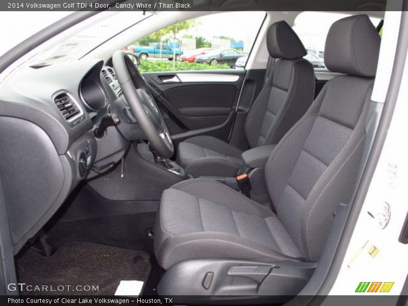  2014 Golf TDI 4 Door Titan Black Interior