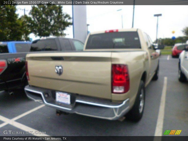 White Gold / Dark Slate Gray/Medium Graystone 2011 Dodge Ram 1500 ST Crew Cab