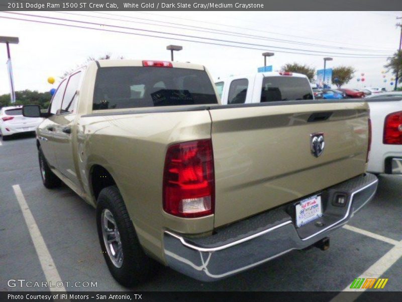 White Gold / Dark Slate Gray/Medium Graystone 2011 Dodge Ram 1500 ST Crew Cab