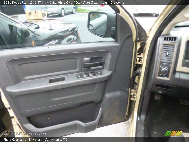 White Gold / Dark Slate Gray/Medium Graystone 2011 Dodge Ram 1500 ST Crew Cab