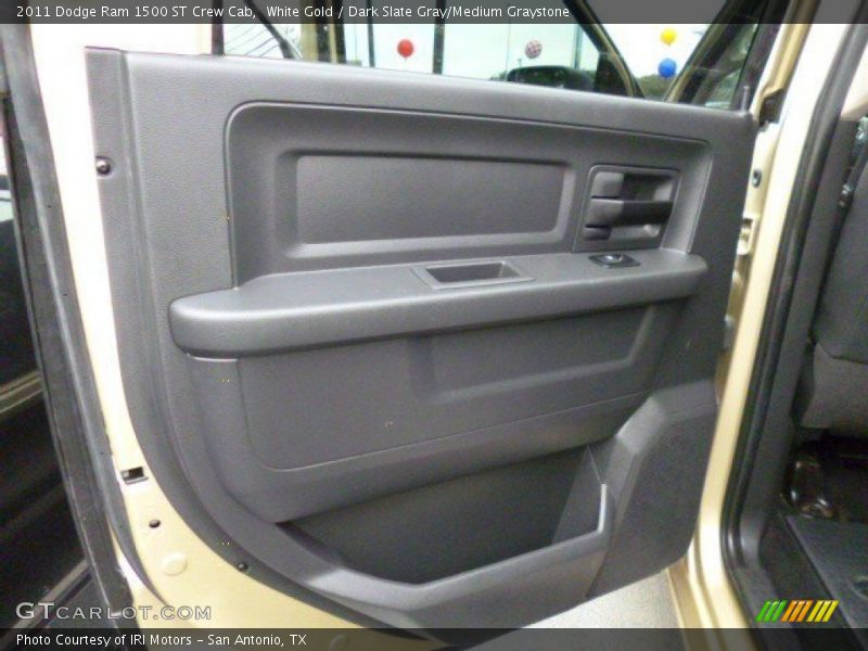 White Gold / Dark Slate Gray/Medium Graystone 2011 Dodge Ram 1500 ST Crew Cab