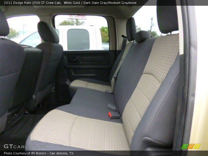 White Gold / Dark Slate Gray/Medium Graystone 2011 Dodge Ram 1500 ST Crew Cab