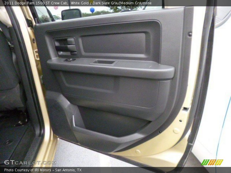 White Gold / Dark Slate Gray/Medium Graystone 2011 Dodge Ram 1500 ST Crew Cab