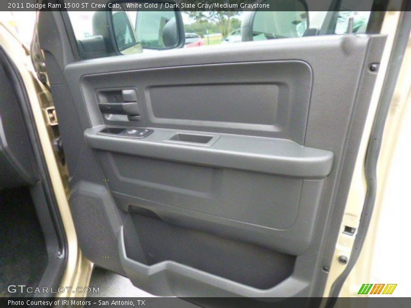 White Gold / Dark Slate Gray/Medium Graystone 2011 Dodge Ram 1500 ST Crew Cab