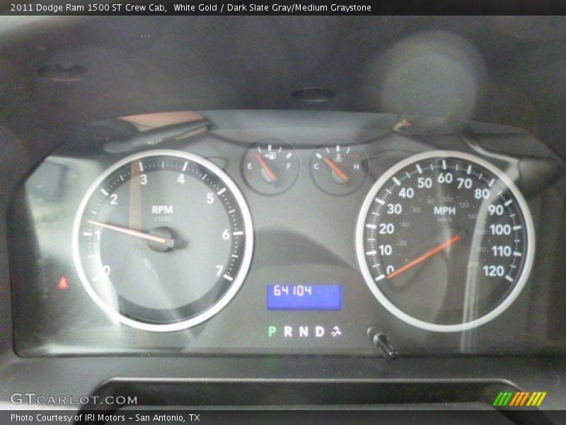 White Gold / Dark Slate Gray/Medium Graystone 2011 Dodge Ram 1500 ST Crew Cab