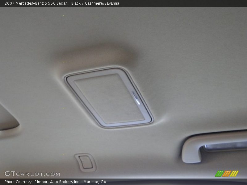 Black / Cashmere/Savanna 2007 Mercedes-Benz S 550 Sedan