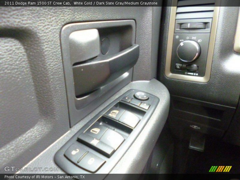 White Gold / Dark Slate Gray/Medium Graystone 2011 Dodge Ram 1500 ST Crew Cab