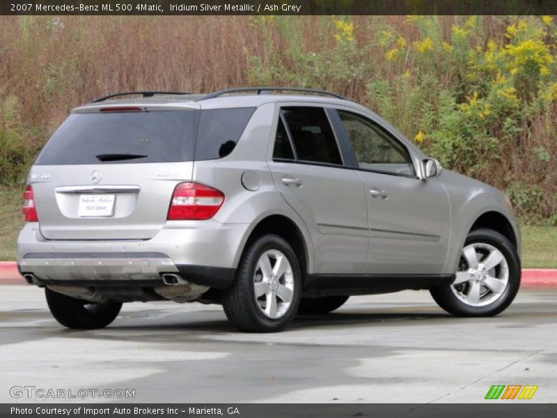 Iridium Silver Metallic / Ash Grey 2007 Mercedes-Benz ML 500 4Matic