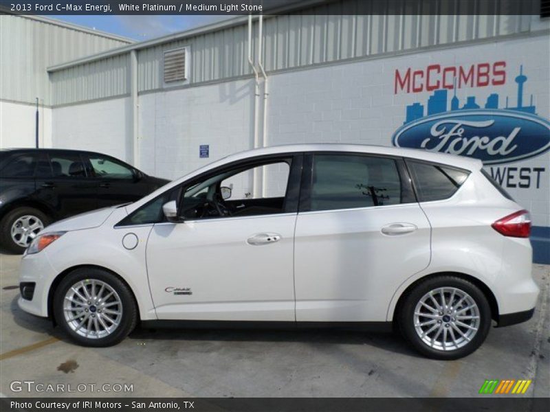 White Platinum / Medium Light Stone 2013 Ford C-Max Energi