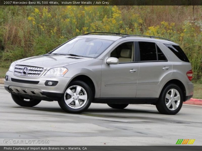 Iridium Silver Metallic / Ash Grey 2007 Mercedes-Benz ML 500 4Matic