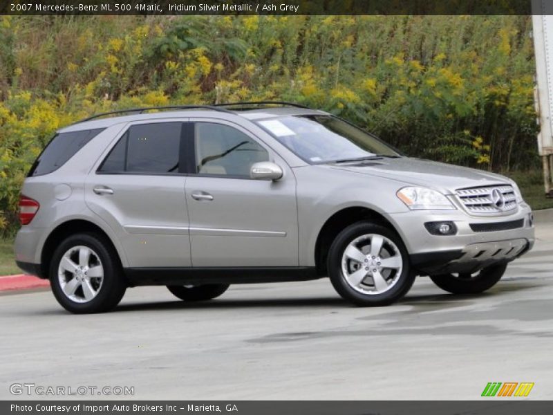 Iridium Silver Metallic / Ash Grey 2007 Mercedes-Benz ML 500 4Matic