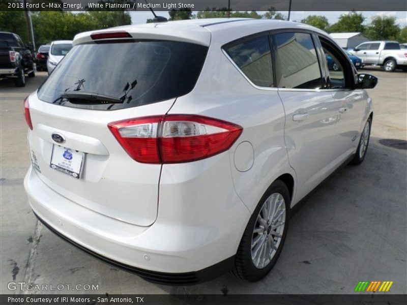 White Platinum / Medium Light Stone 2013 Ford C-Max Energi