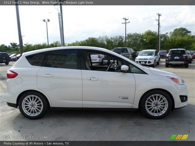 White Platinum / Medium Light Stone 2013 Ford C-Max Energi