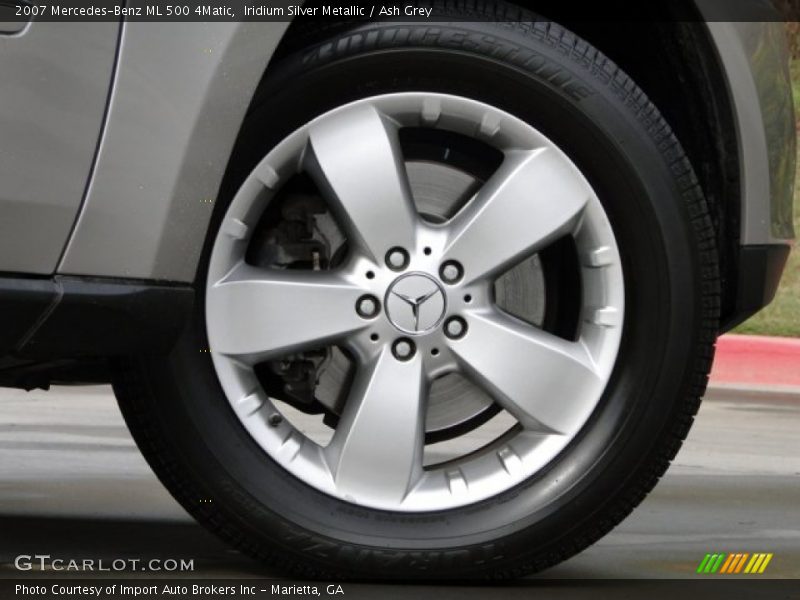 Iridium Silver Metallic / Ash Grey 2007 Mercedes-Benz ML 500 4Matic