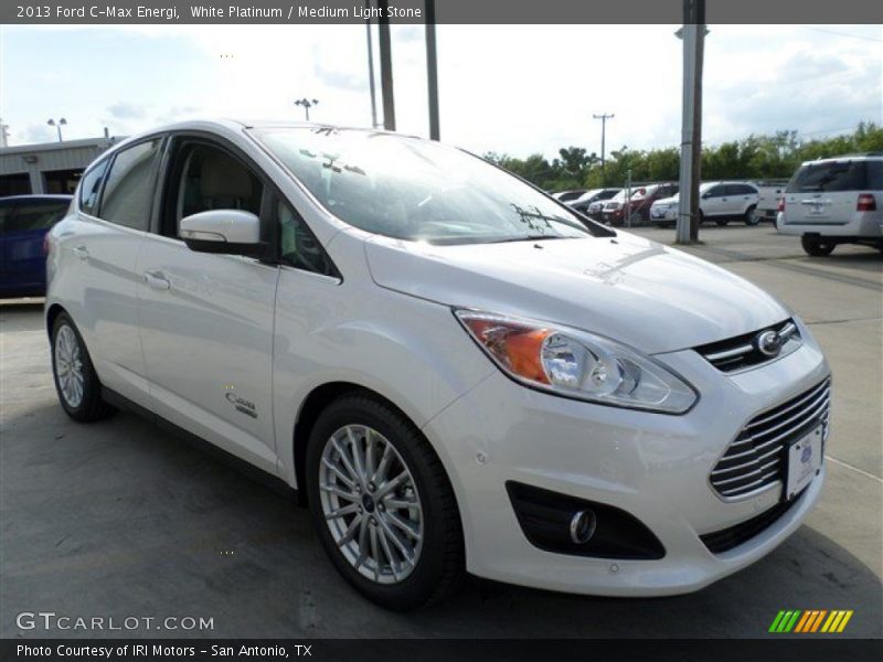 White Platinum / Medium Light Stone 2013 Ford C-Max Energi