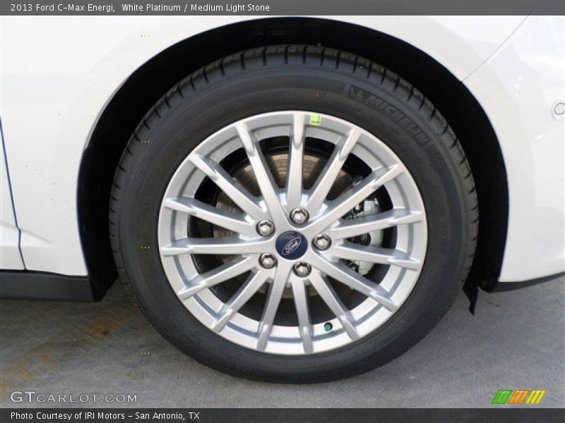 White Platinum / Medium Light Stone 2013 Ford C-Max Energi