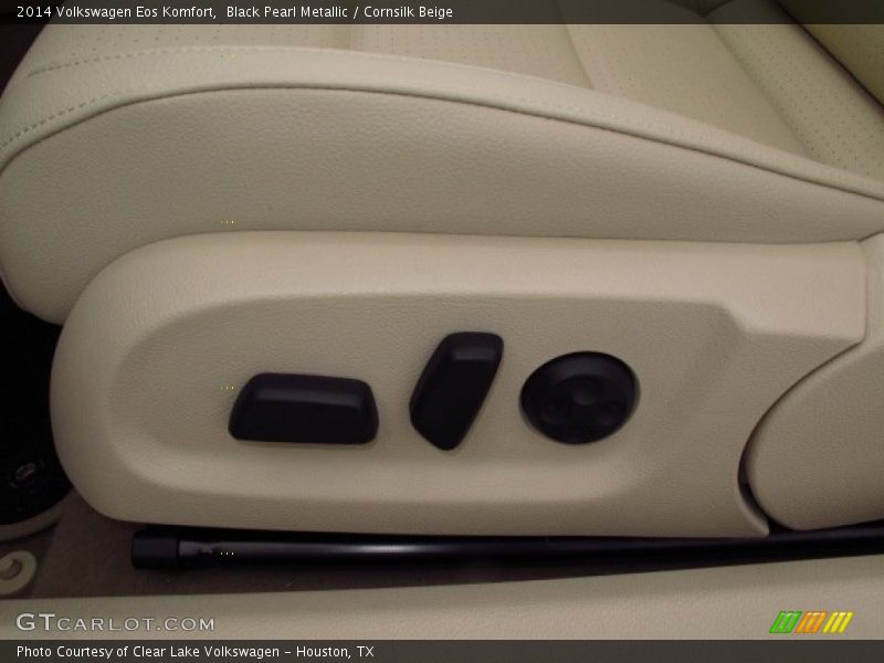 Black Pearl Metallic / Cornsilk Beige 2014 Volkswagen Eos Komfort