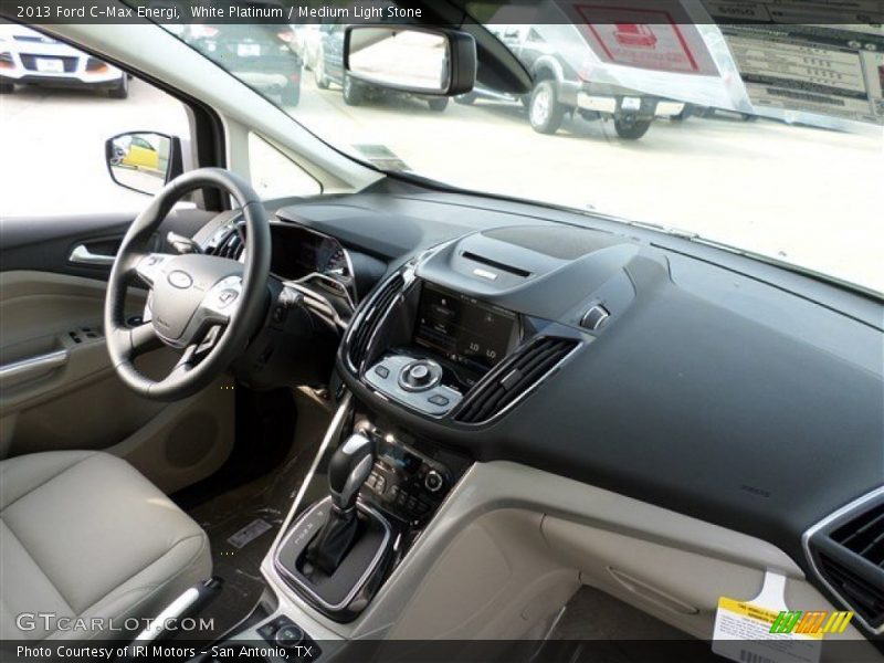 White Platinum / Medium Light Stone 2013 Ford C-Max Energi