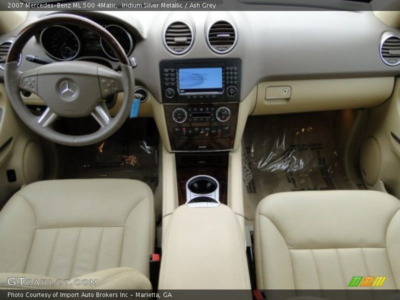 Iridium Silver Metallic / Ash Grey 2007 Mercedes-Benz ML 500 4Matic