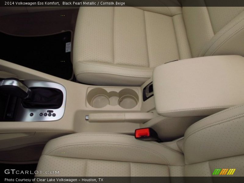 Black Pearl Metallic / Cornsilk Beige 2014 Volkswagen Eos Komfort