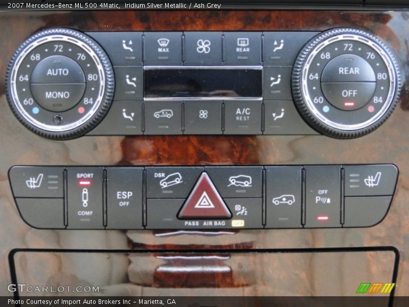 Iridium Silver Metallic / Ash Grey 2007 Mercedes-Benz ML 500 4Matic