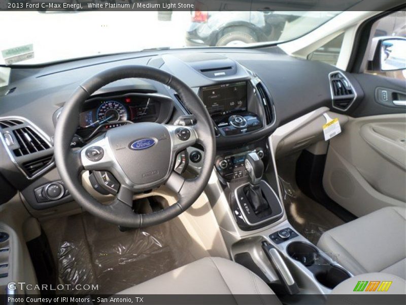 White Platinum / Medium Light Stone 2013 Ford C-Max Energi