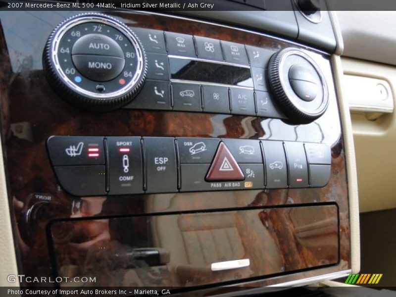 Iridium Silver Metallic / Ash Grey 2007 Mercedes-Benz ML 500 4Matic