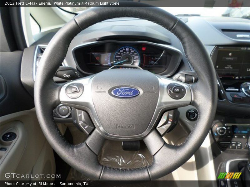 White Platinum / Medium Light Stone 2013 Ford C-Max Energi