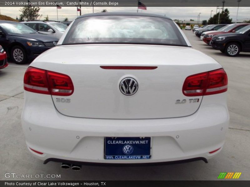 Candy White / Cornsilk Beige 2014 Volkswagen Eos Executive