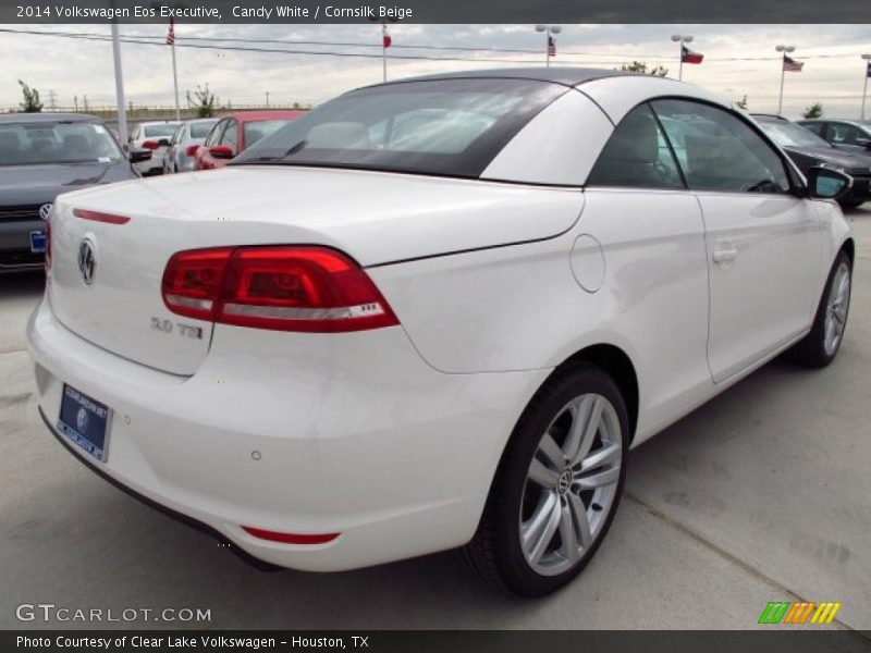 Candy White / Cornsilk Beige 2014 Volkswagen Eos Executive