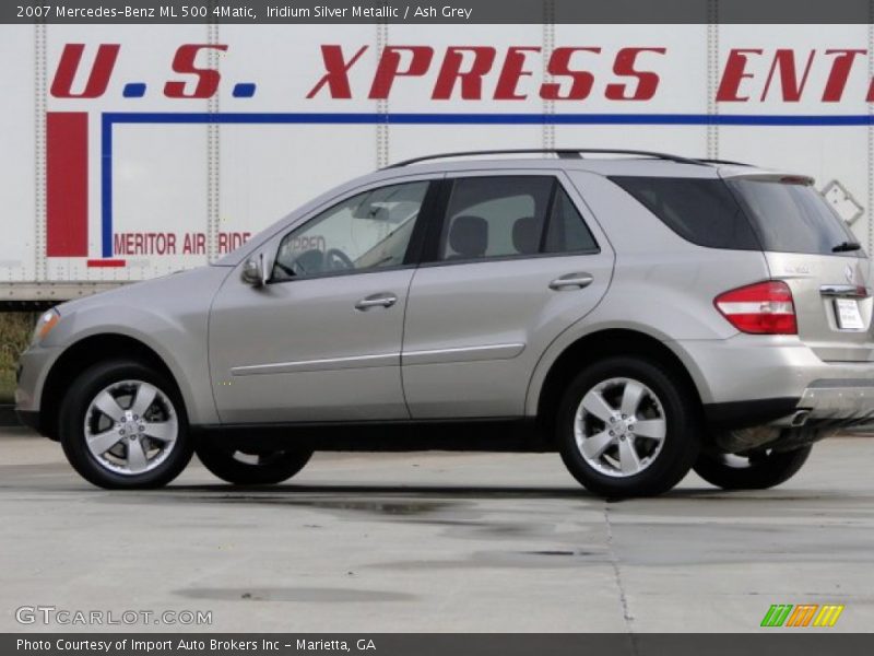 Iridium Silver Metallic / Ash Grey 2007 Mercedes-Benz ML 500 4Matic