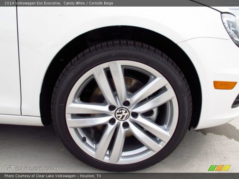 Candy White / Cornsilk Beige 2014 Volkswagen Eos Executive