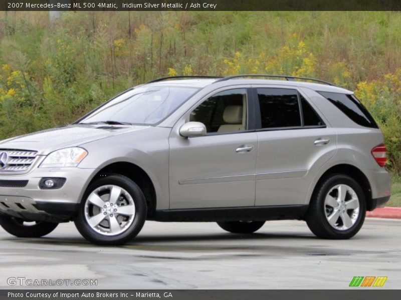 Iridium Silver Metallic / Ash Grey 2007 Mercedes-Benz ML 500 4Matic