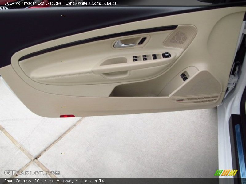 Candy White / Cornsilk Beige 2014 Volkswagen Eos Executive