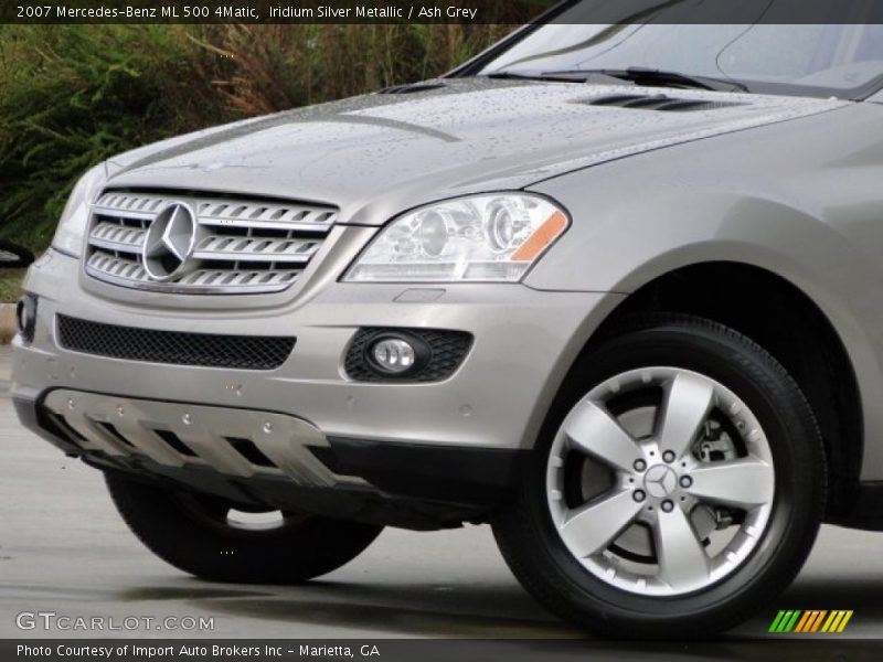 Iridium Silver Metallic / Ash Grey 2007 Mercedes-Benz ML 500 4Matic